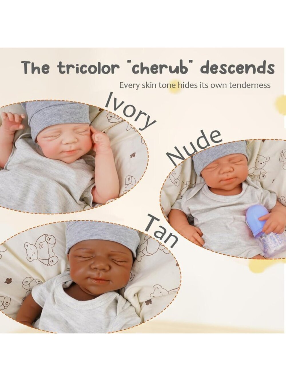 20 Inch Boy Skin & Vessels Realistic Blood Silicon Body Reborn Baby Doll For Kid - Picture 7 of 7